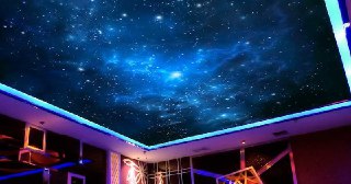 Натяжной потолок звездное небо Кыштым, цена от 5337 руб.