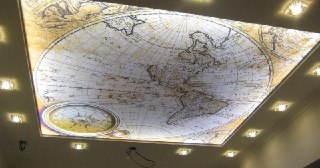 Натяжной потолок с фотопечатью Кыштым, цена от 6335 руб.