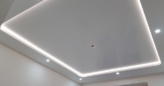 Светодиодные натяжные потолки Кыштым, цена от 1576 руб.